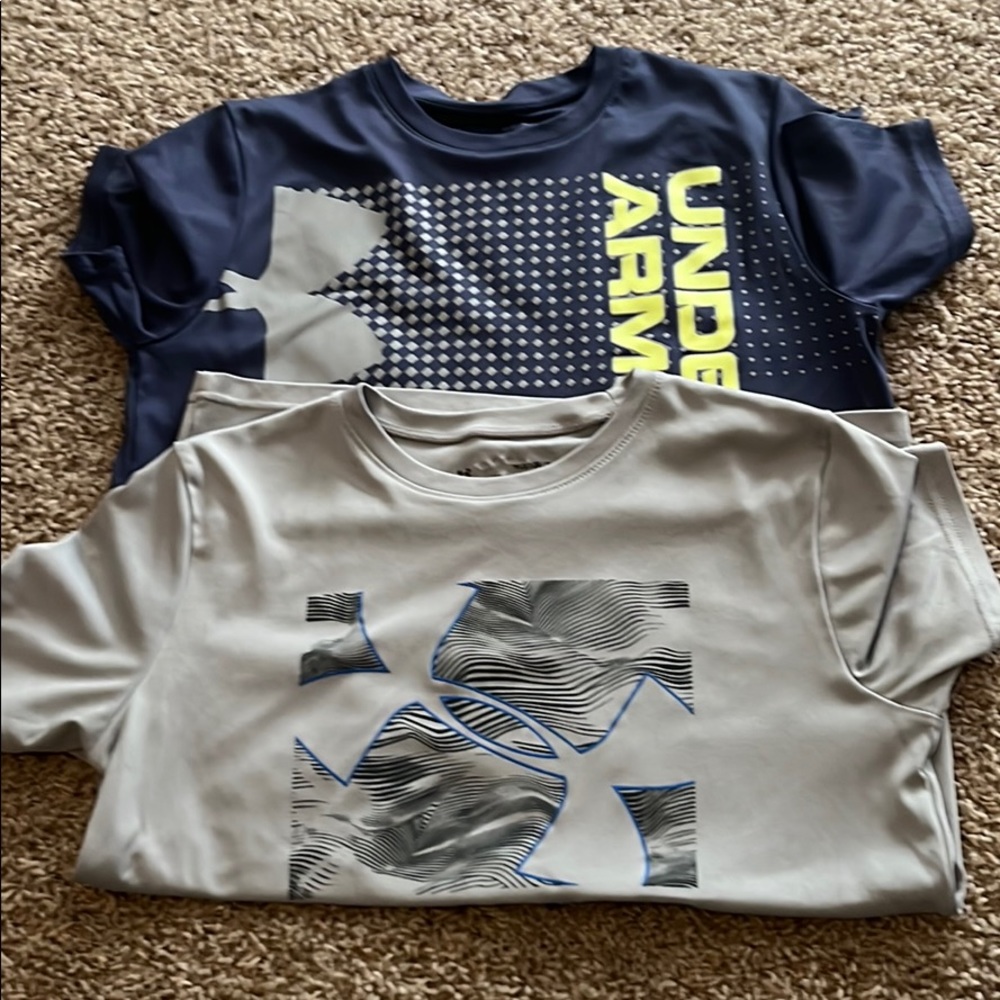 Two under armour t shirts